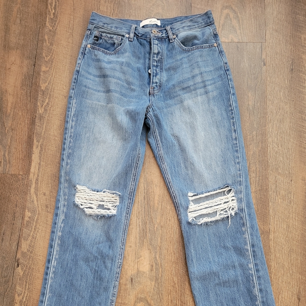 KanCan Dixon Ultra High Rise 90s Boyfriend Jeans 28/9